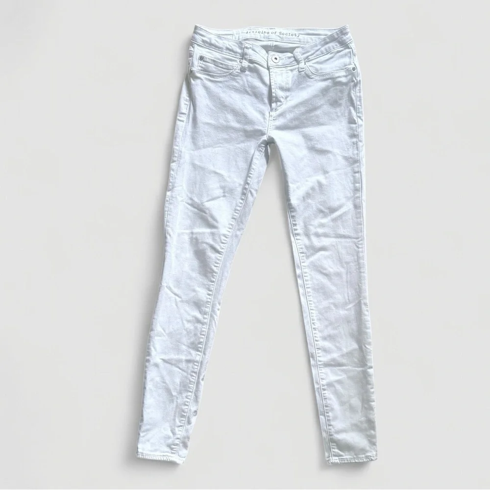 Articles of Society Sarah Skinny Jeans White Size 27 – Optic White Stretch Denim - Picture 8 of 11